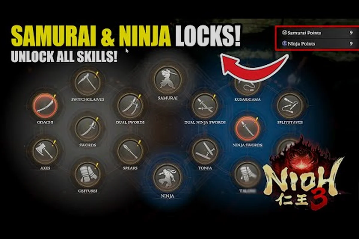 Nioh 3 All Ninja Locks: Hidden Chests and Treasure Spots